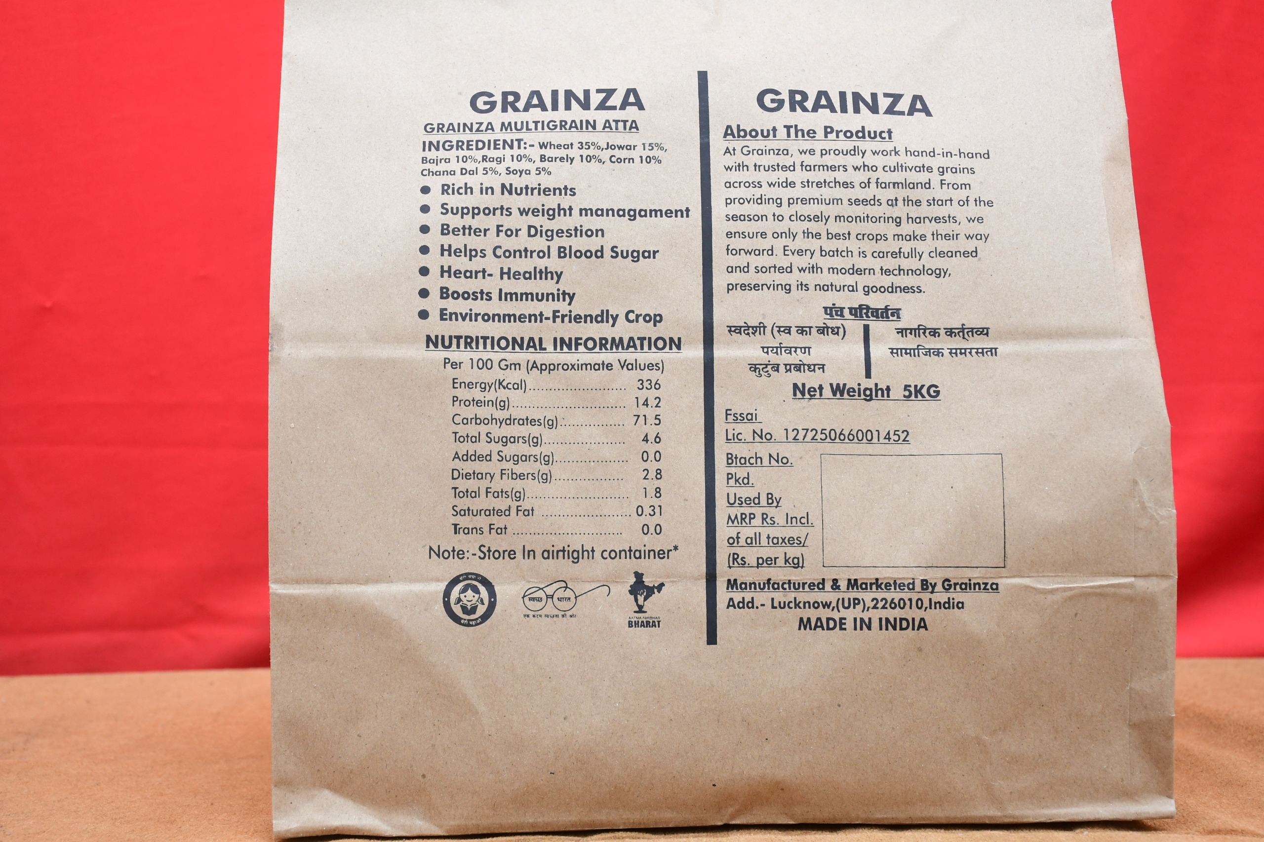 Grainza Multigrain Atta - Image 2