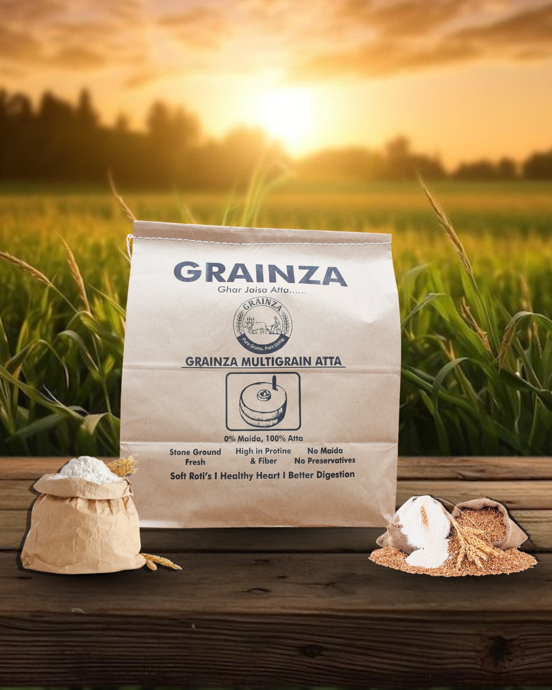 Grainza Multi Grain Atta